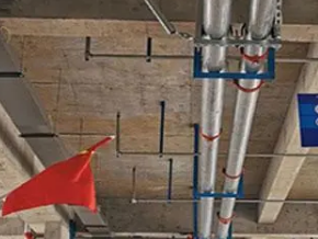 围场管廊支架的安装方法